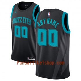 Charlotte Hornets Trikot Benutzerdefinierte 2018-19 Jordan Brand City Edition Schwarz Swingman - Herren